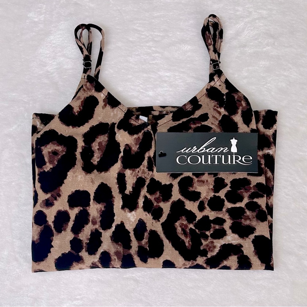 NWT Hayden Los Angeles Leopard Print Flowy tank size small